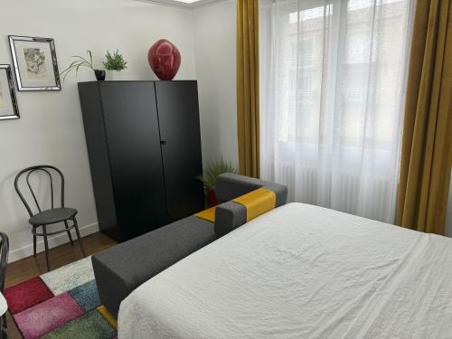 Voodi või voodid majutusasutuse Domus26 Chambre ORIENTEM toas