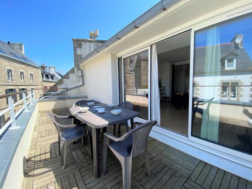 Balkoni atau teres di Appartement le Theven