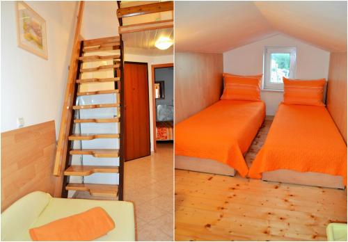 Postel nebo postele na pokoji v ubytování Apartments Tanja