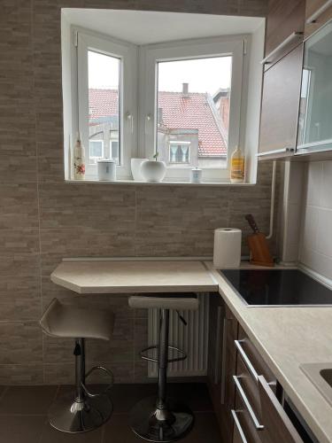 Stan na dan Apartman Kovačevićにあるキッチンまたは簡易キッチン