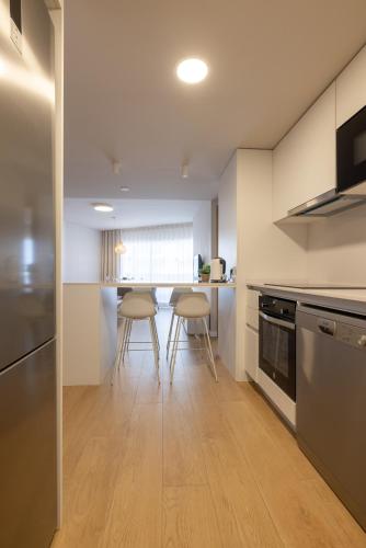 Η κουζίνα ή μικρή κουζίνα στο Apartaments Voralmar - Mas d'en Gran