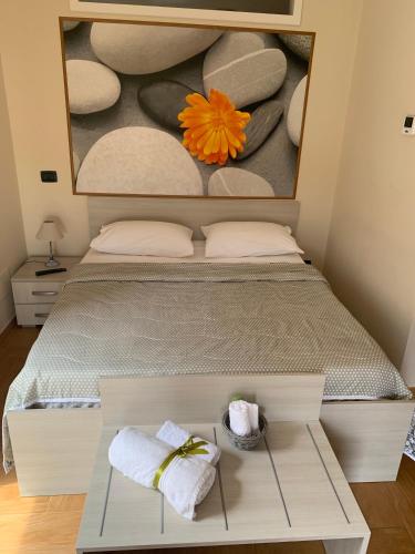 Cama o camas de una habitación en Al Civico 49