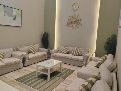 Χώρος καθιστικού στο Green chalet