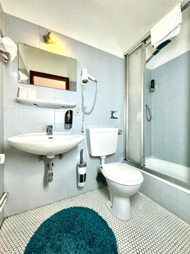 Koupelna v ubytování Hotel zum Rücking