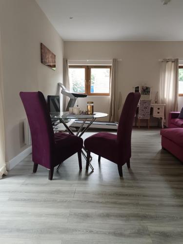 Posezení v ubytování A Beautiful countryside apartment on killarney Road