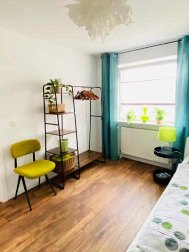 Postel nebo postele na pokoji v ubytování Eifel-View Ferienhaus