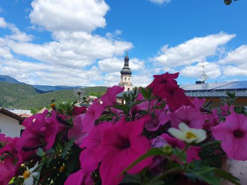 Ein allgemeiner Bergblick oder ein Berglick von des Bed & Breakfasts aus