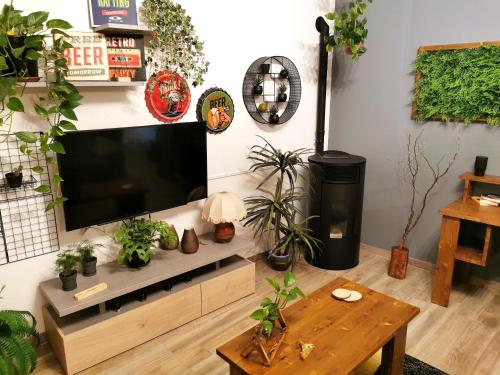 Телевизор и/или развлекательный центр в EverGreen House