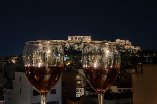 NEW! Unbelievable Acropolis View Jacuzzi flat!