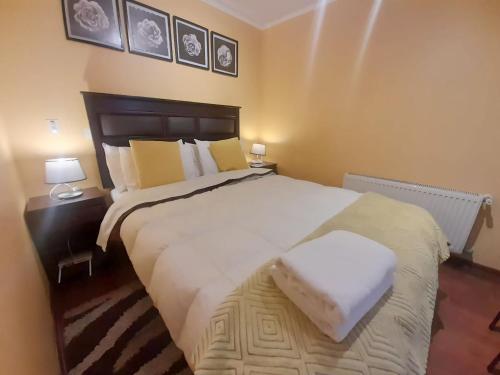 Postel nebo postele na pokoji v ubytování VIP Apartments Chile