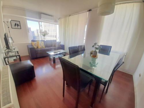 Posezení v ubytování VIP Apartments Chile