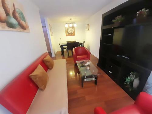 Posezení v ubytování VIP Apartments Chile