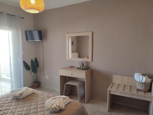 Postel nebo postele na pokoji v ubytování Para Thin Alos