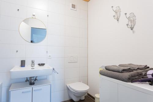 Koupelna v ubytování FLEXhome your central, calm and cosy place in Dornbirn
