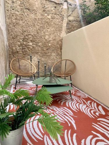 Un air de Seventies avec grande terrasse