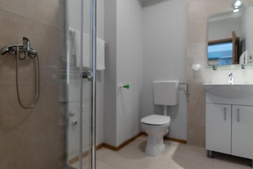 Koupelna v ubytování Elis Residence