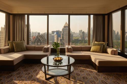 Zona de estar de Banyan Tree Bangkok