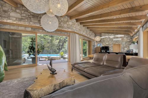 O zonă de relaxare la Villa BIOKOVO BAST