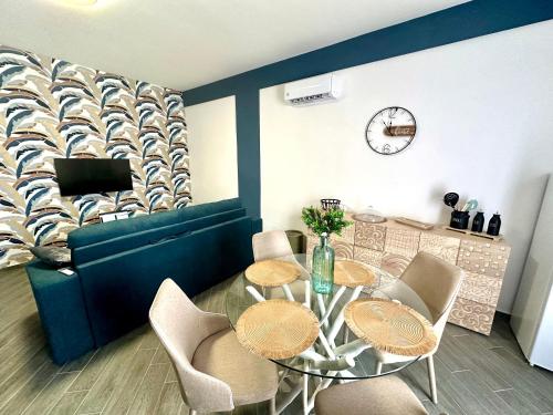 Χώρος καθιστικού στο Intero Appartamento con Solarium&Spa - Villa Ciaculli
