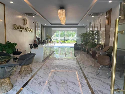 Ein Sitzbereich in der Unterkunft A studios精致的漂亮的房间可做饭