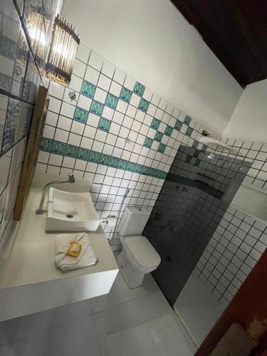 Ein Badezimmer in der Unterkunft Pousada Morro dos Navegantes