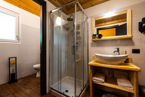 A bathroom at Case Appartamenti Vacanze Da Cien