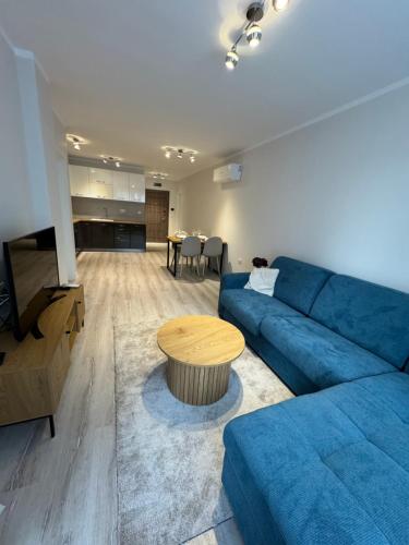 Гостиная зона в Lux City Apartment, free parking