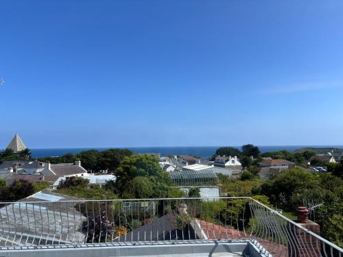 a view from the roof of a house at Bonjour Guest house in Alderney