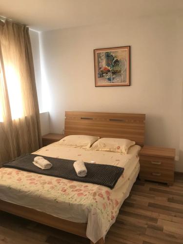 Postel nebo postele na pokoji v ubytování Apartament Danse