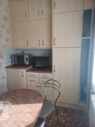 Dapur atau dapur kecil di Gîte Bô
