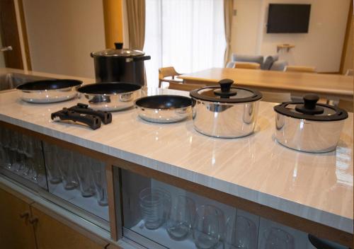 Dapur atau dapur kecil di Villa ISE shima