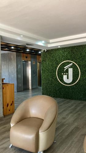 Χώρος καθιστικού στο Hotel Jupiter
