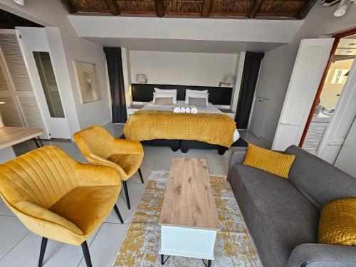 Area soggiorno di Bettie's Luxury Lodge
