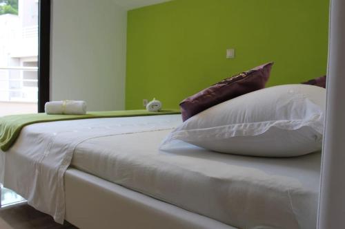 Beautiful green studio apartment