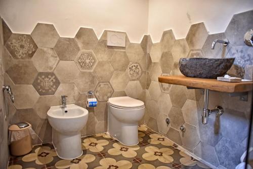 Koupelna v ubytování B&B La casa di Patty