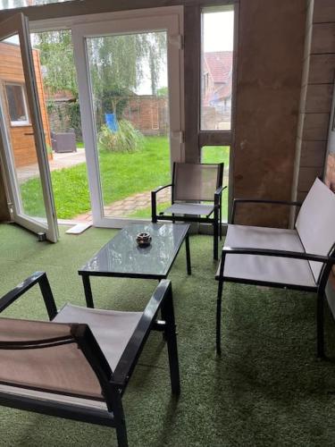 Posezení v ubytování Charmant 2 pièces