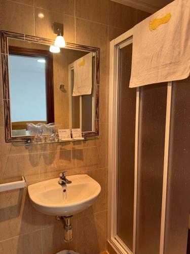 Koupelna v ubytování Casa Balea