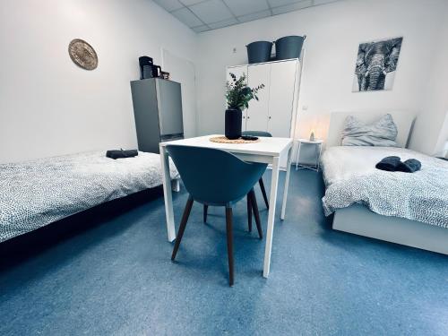 Katil atau katil-katil dalam bilik di Apartment FLIXI II Zentral & Kompakt