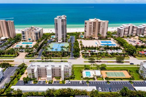 an aerial view of a city and the beach at Short Walk to Beach Access I Coastal 2 Bed Essex in Henry Key