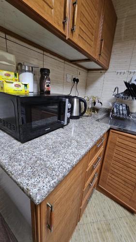 Kuchyň nebo kuchyňský kout v ubytování Hostel Faye