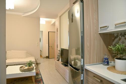 Μια τηλεόραση ή/και κέντρο ψυχαγωγίας στο Kastoria Modern Stay apartment