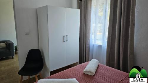 Ένα ή περισσότερα κρεβάτια σε δωμάτιο στο Casa entre os Morros RRAL nº 4522