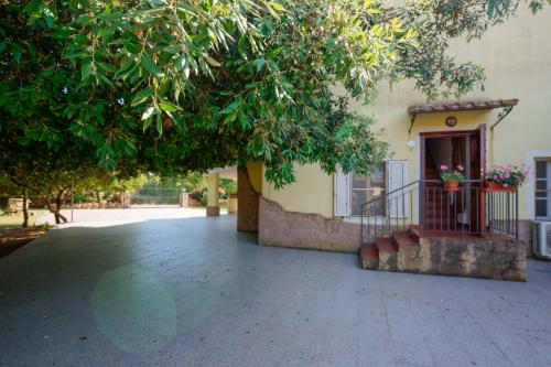 a house with a tree in front of it at Agriturismo La Genziana in Alghero