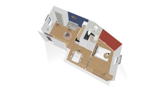 model miniaturowego domku w obiekcie Le Cocoon - Home Homy w mieście Vierzon