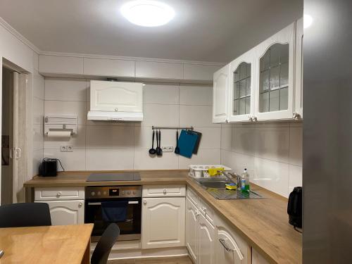 Køkken eller tekøkken på An Ferienwohnung