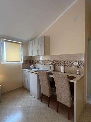 Η κουζίνα ή μικρή κουζίνα στο Apartmani Raskovic