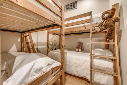 Posteľ alebo postele v izbe v ubytovaní Résidence Palafour - Appartement 3 - 84m2 - 8 personnes MAE-8944