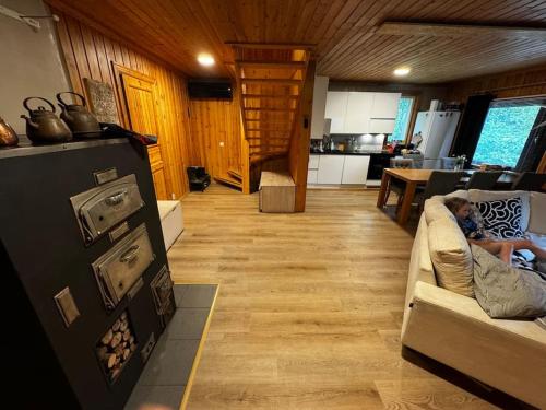 Køkken eller tekøkken på Villa Livotar Syöte