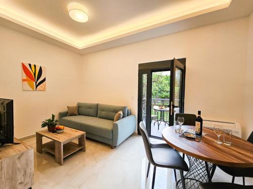 Χώρος καθιστικού στο Harmony Garden Apartments