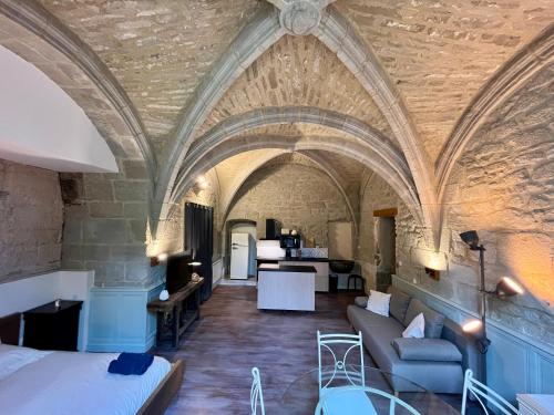 Χώρος καθιστικού στο La chapelle - Insolite et ressourçant